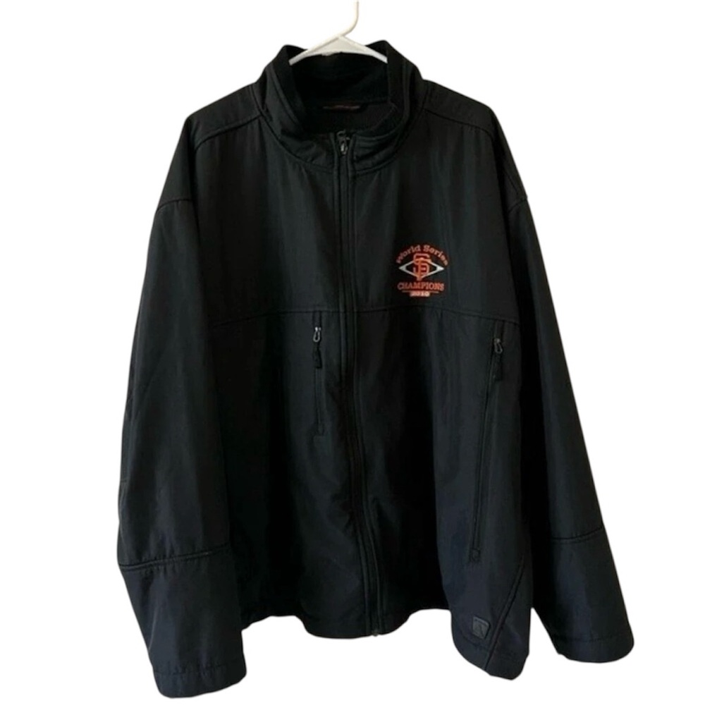 MLB SF Giants 2010 World Series Jacket XXL Cold Weather Resistant Compass
